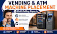 vending machine cold calling, vending machine locator, atm machine