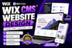build wix website design, wix cms website, wix studio, dynamic pages