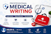 write professional medical and healthcare articles
