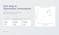 deliver an esg risk and materiality assessment sasb tcfd