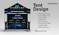 design custom tent, table cover, flag and canopy tent