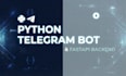 build a professional python backend and telegram bot