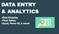 enter, clean, and analyze your data