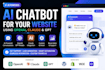 do custom ai chatbot development, ai website chatbot, ai assistant, whatsapp