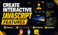 create interactive javascript features for your website