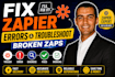 fix zapier errors and troubleshoot broken zaps