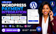 setup wordpress paypal integration, paystack, stripe, integration, apple pay API