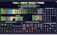 design custom pixel art game assets and sprite animations for you game