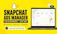 set up and manage snapchat ads campaigns