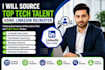 do source top tech talent using linkedin recruiter