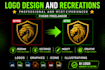 recreate, redesign, edit, and modify your logo