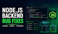 fix node js express nestjs and backend api bugs