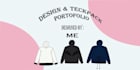 design a professional custom hoodie and tech pack