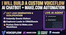 build a custom voiceflow ai chatbot with automation