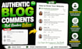 write authentic blog, website, and article comments that engage readers