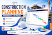create a primavera p6 and microsoft project construction schedule