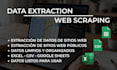 web data extraction and web scraping in spanish