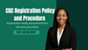 write cqc registration policies and procedures