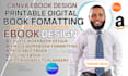 canva ebook design, 30 days devotional, ebook formatting and layout design