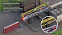create 3d oil and gas refinery process pipeline flow animation