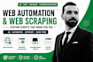 create custom browser automation and web scraping scripts