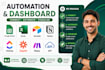 google sheets excel airtable notion clickup zapier make dashboard automation API