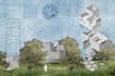 create a professional architectural presentation board