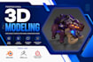 create a 3d product model for you