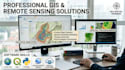 sensing satellite analysis and drone map processing