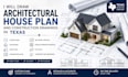 draw architectural house plan and construction drawings in texas