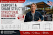 design carport shade structure structural drawings carport framing