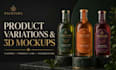 design your beverage label, bottle concept and packaging