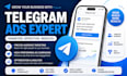fix telegram ads, set up telegram advertising and promote crypto forex channels