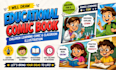 draw educational comic book children learning comic and classroom illustration