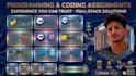 programming and coding assignments, projects in c, cpp, python, java, c sharp