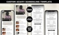 design acuity scheduling template booking page