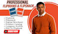 create interactive flipsnack and heyzine flipbook from PDF with links