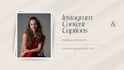 write engaging instagram captions and a content calendar