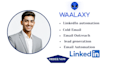 setup waalaxy linkedin automation cold email outreach email outreach
