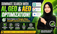 do on page, GEO, aeo, and ai SEO optimization