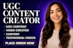 record a natural spokesperson ugc video senior female ads actor