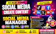 scale your social media create content social media manager