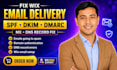 fix wix email deliverability and setup spf dkim dmarc mx dns record