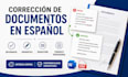 corregiré documentos en español