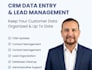 update your CRM, organize contacts and manage lead records