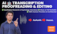 proofread and edit ai transcripts