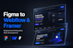 be your webflow and framer developer