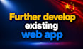 further develop an existing web app