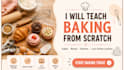 teach you baking from scratch with easy step by step lessons