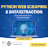 do python web scraping, data extraction and web crawler